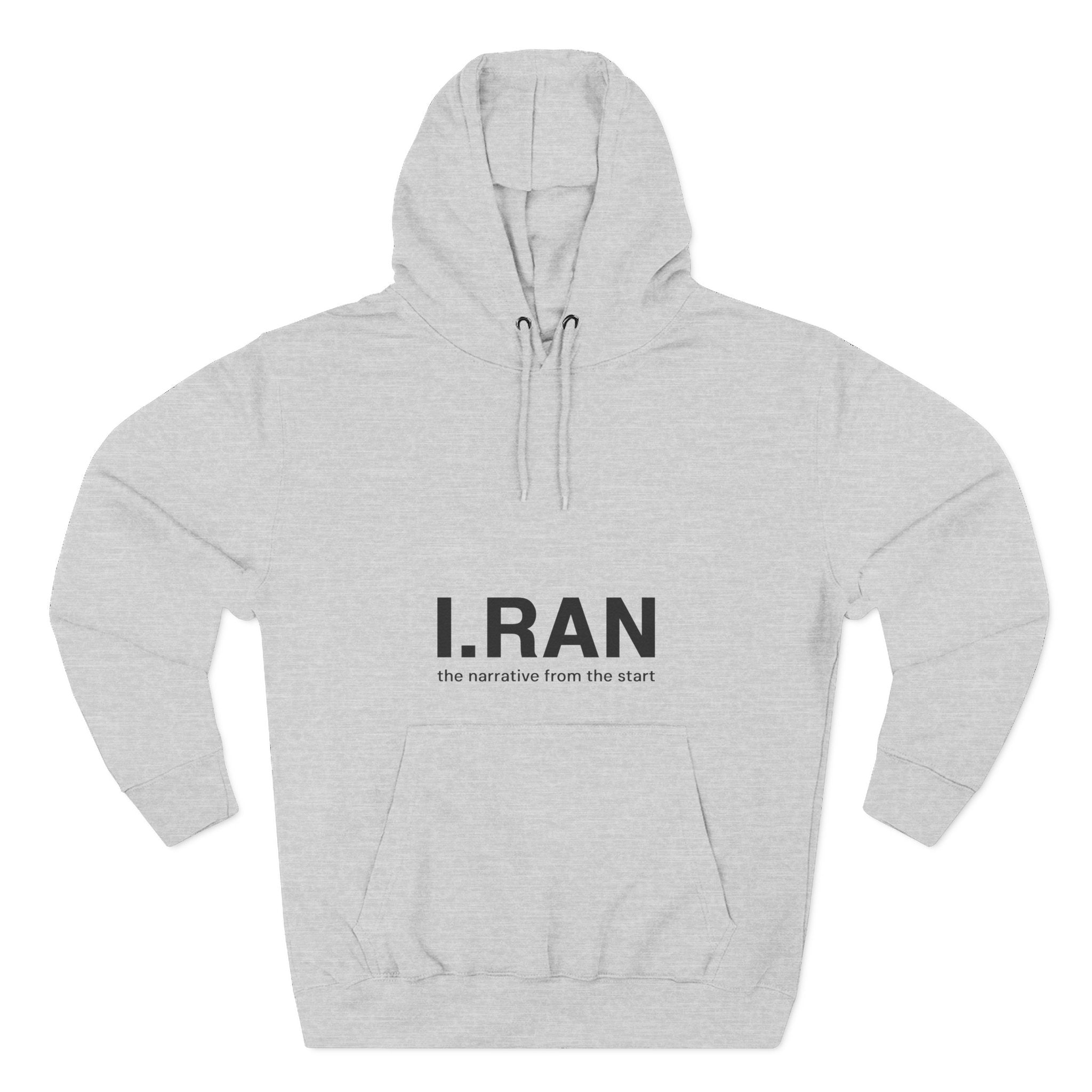 Three-Panel Fleece Hoodie