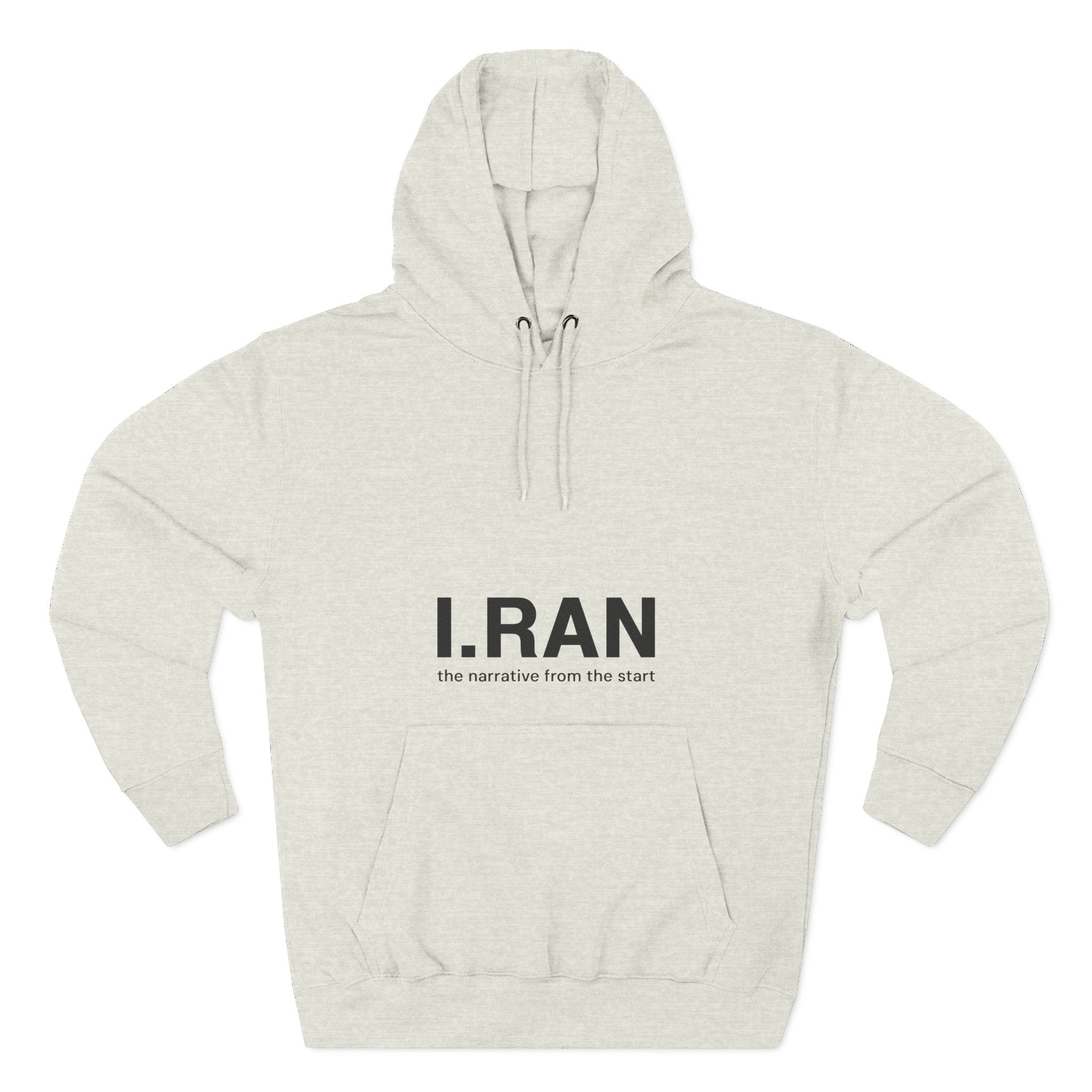 Three-Panel Fleece Hoodie